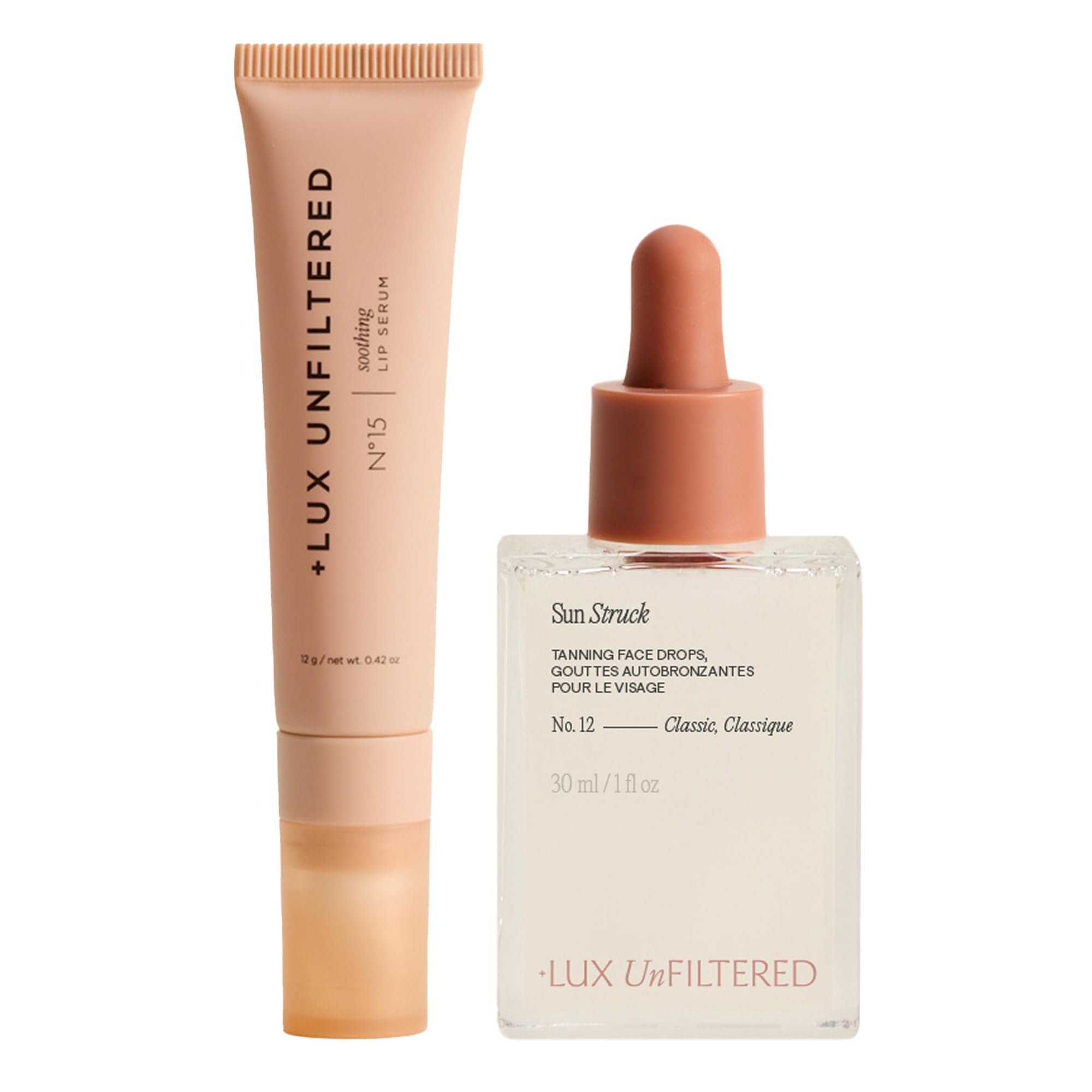 Amazon.com: + Lux Unfiltered The Face Set with N°12 Bronzing Self